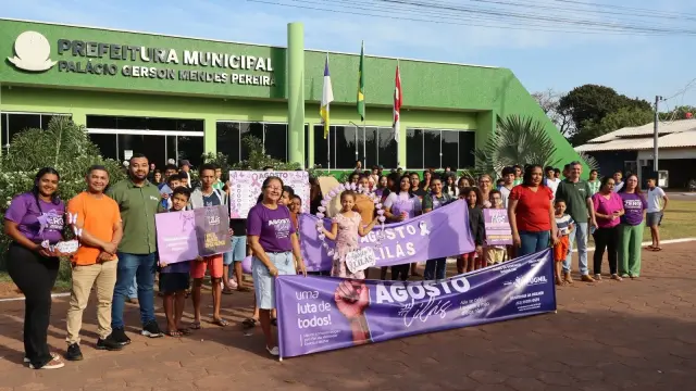 Pugmil promove caminhada de conscientização pelo fim da violência contra a mulher